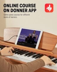 Donner DDP-80 kaina ir informacija | Klavišiniai muzikos instrumentai | pigu.lt