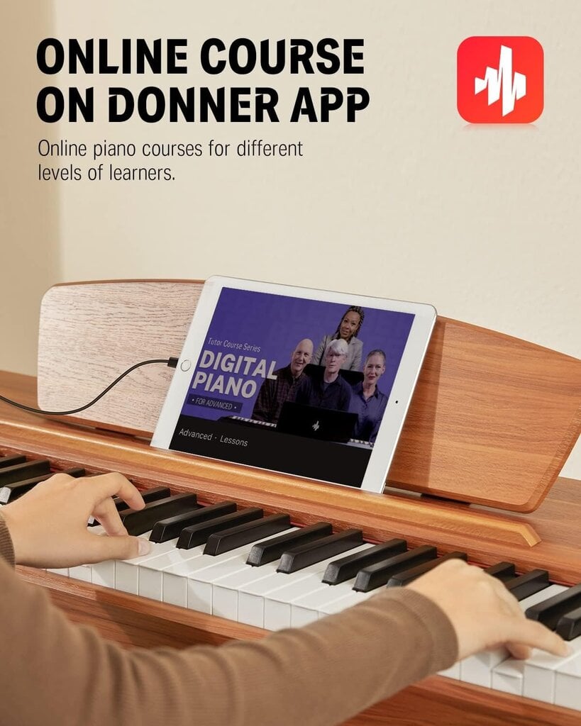 Donner DDP-80 цена и информация | Klavišiniai muzikos instrumentai | pigu.lt