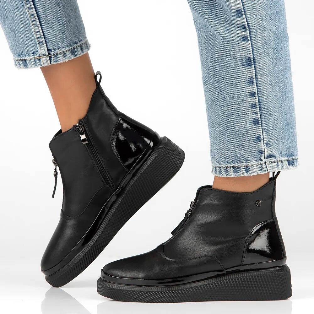 Auliniai batai moterims Filippo®, juodi kaina ir informacija | Aulinukai, ilgaauliai batai moterims | pigu.lt