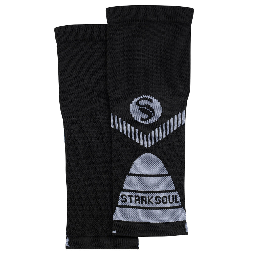 Sportinės rankovės blauzdoms unisex Stark Soul®, juodos kaina ir informacija | Moteriškos kojinės | pigu.lt