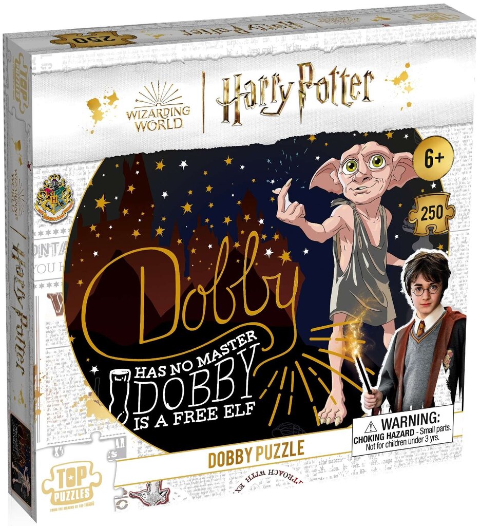 Dėlionė Harry Potter Dobby, 250 d. цена и информация | Dėlionės (puzzle) | pigu.lt