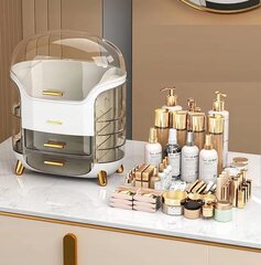 Kosmetikos dežutė su stalčiais Korbi F18, balta, 1 vnt. kaina ir informacija | Korbi Kvepalai, kosmetika | pigu.lt