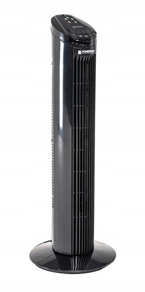 Ventiliatorius Powermat Black Tower-75, 70W, 74 cm, juodas kaina ir informacija | Ventiliatoriai | pigu.lt
