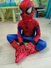 Костюм Spiderman, синий/красный цена и информация | Карнавальные костюмы | pigu.lt