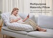 Multifunkcinė nėščiosios pagalvė Momcozy Cotton, Stripes kaina ir informacija | Maitinimo pagalvės | pigu.lt