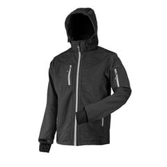 Куртка мужская с капюшоном, черная цена и информация | Мужские куртки | pigu.lt