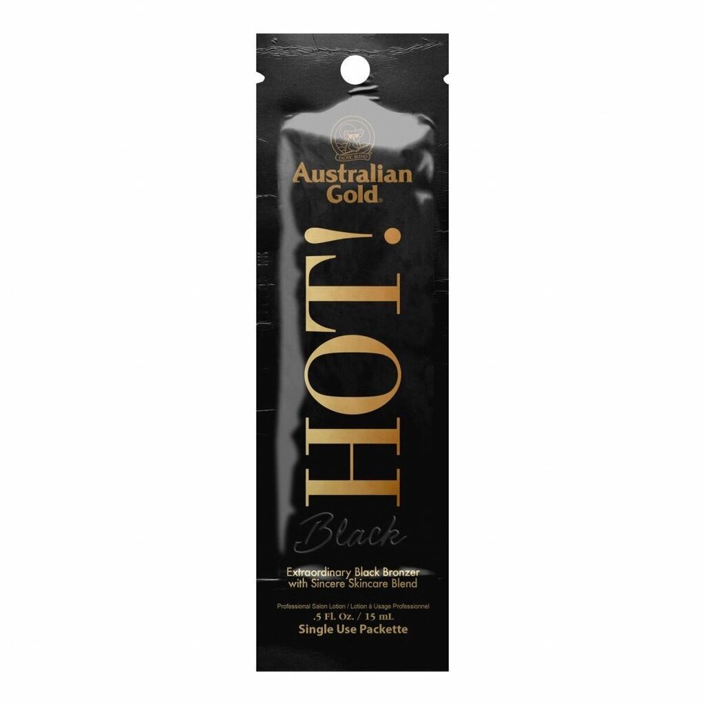 Soliariumo kremas Australian Gold Hot! Black, 15 ml kaina ir informacija | Soliariumo kremai | pigu.lt