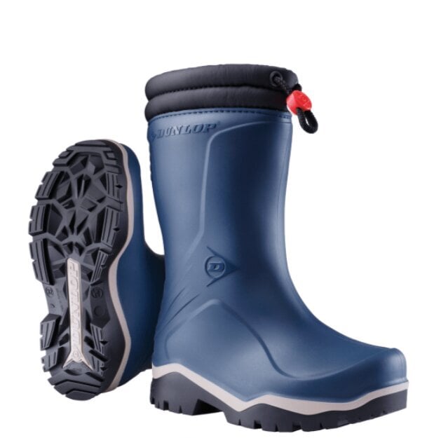 Guminiai batai berniukams Dunlop Blizzard K354061, mėlyni цена и информация | Žieminiai batai vaikams | pigu.lt