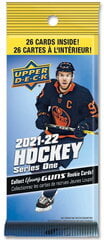 Хоккейные карточки Upper Deck Series One 2021/2022 колода цена и информация | Коллекционные карточки | pigu.lt