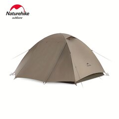 Трехместная сверхлегкая палатка, коричневая цена и информация | Палатки | pigu.lt