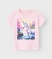 Marškinėliai mergaitėms Name It 5715510851244, rožiniai kaina ir informacija | Marškinėliai mergaitėms | pigu.lt