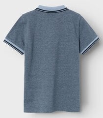 Name It детская футболка- поло 13228138*01, тёмно-синий 5715512932200 цена и информация | Рубашки для мальчиков | pigu.lt