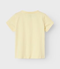 Marškinėliai mergaitėms Name It 5715512871707, geltoni kaina ir informacija | Marškinėliai mergaitėms | pigu.lt