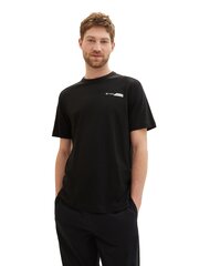 Мужская футболка Tom Tailor, черный цена и информация | Мужские футболки | pigu.lt