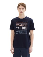 Tom Tailor marškinėliai vyrams 4067672223768, mėlyni kaina ir informacija | Vyriški marškinėliai | pigu.lt