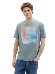 Tom Tailor marškinėliai vyrams 4067672224888, pilki kaina ir informacija | Vyriški marškinėliai | pigu.lt