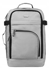 Ручная кладь/рюкзак PETERSON, 40x20x25 см, светло-серый цена и информация | Рюкзаки и сумки | pigu.lt