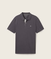 Tom Tailor polo marškinėliai vyrams 1031006*10307, pilki kaina ir informacija | Vyriški marškinėliai | pigu.lt