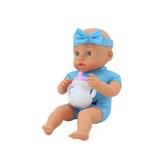 Lėlė mėlyna apranga su priedais Lean Toys Love Baby цена и информация | Игрушки для девочек | pigu.lt