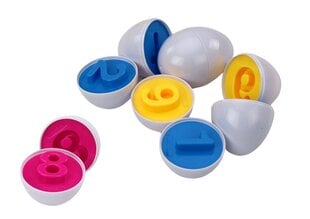 Edukaciniai kiaušiniai lagamine Lean Toys, 26 d. kaina ir informacija | Lavinamieji žaislai | pigu.lt