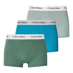 Trumpikės vyrams Calvin Klein Underwear 87249, įvairių spalvų, 3vnt. цена и информация | Мужские трусы | pigu.lt