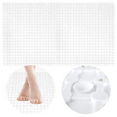 Нескользящий коврик для ванной комнаты, 69x39 см цена и информация | Набор акскссуаров для ванной | pigu.lt