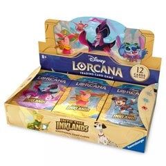 Kortų rinkinys Disney Lorcana Into The Inklands Booster Display Ravensburger, EN цена и информация | Настольные игры, головоломки | pigu.lt