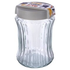стеклянный контейнер для сыпучих продуктов, 1,3 л цена и информация | Посуда для хранения еды | pigu.lt