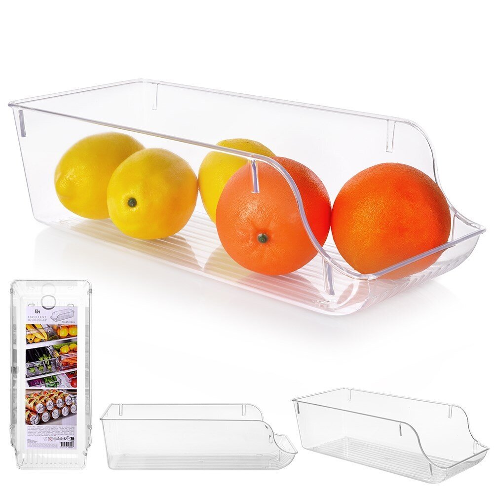 Papildomas stalčius į šaldytuvą, 35x14x10 cm kaina ir informacija | Maisto saugojimo  indai | pigu.lt