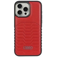 Audi Synthetic Leather MagSafe iPhone 14 Pro 6.1" czerwony|red hardcase AU-TPUPCMIP14P-GT|D3-RD цена и информация | Чехлы для телефонов | pigu.lt