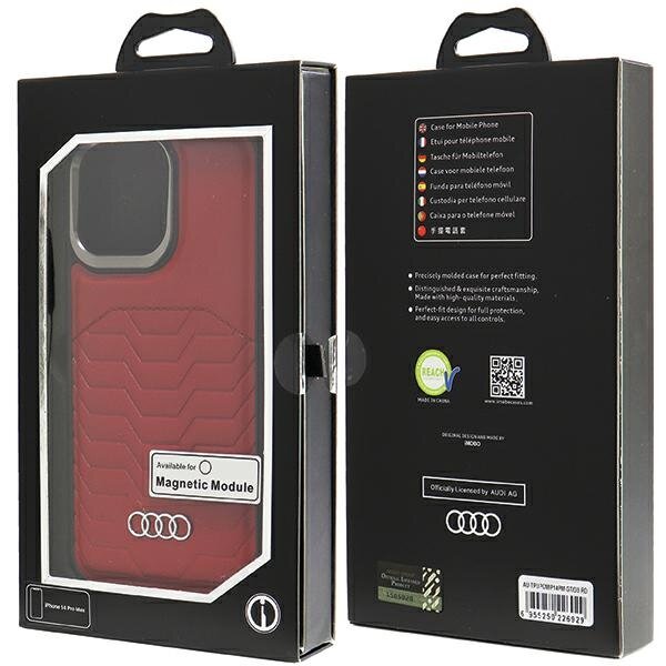 Audi Synthetic Leather Mag kaina ir informacija | Telefono dėklai | pigu.lt