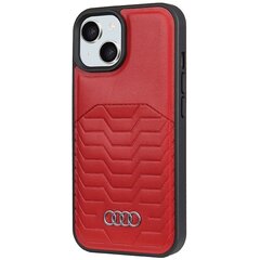 Audi Synthetic Leather MagSafe iPhone 15 | 14 | 13 6.1" czerwony|red hardcase AU-TPUPCMIP15-GT|D3-RD цена и информация | Чехлы для телефонов | pigu.lt