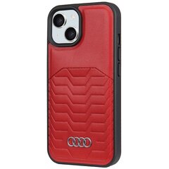 Audi Synthetic Leather MagSafe iPhone 15 Pro 6.1" czerwony|red hardcase AU-TPUPCMIP15P-GT|D3-RD цена и информация | Чехлы для телефонов | pigu.lt