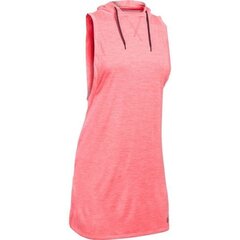 Женская футболка UNDER ARMOR TECH HOODED TUNIC TWIST, розовая 15001-2 цена и информация | Спортивная одежда женская | pigu.lt