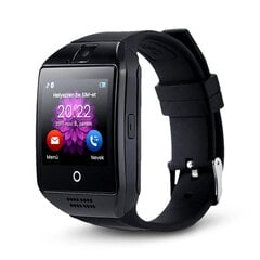 Умные часы Q18 с изогнутым дисплеем SIM, черные цена и информация | Смарт-часы (smartwatch) | pigu.lt