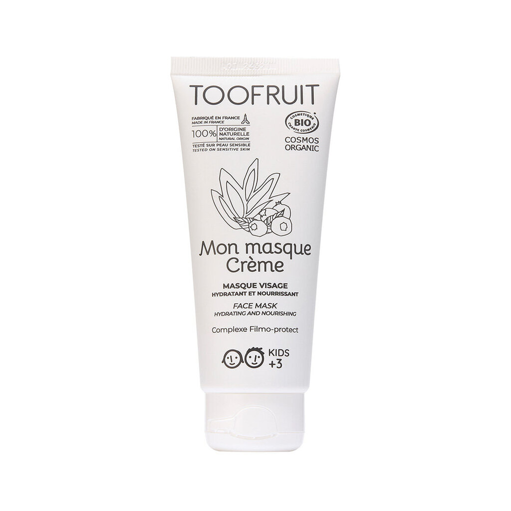 Drėkinanti veido kaukė vaikams TooFruit Mon Masque Creme, nuo 3 metų, 100 ml kaina ir informacija | Kosmetika vaikams ir mamoms | pigu.lt