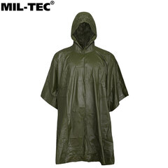 Lietpaltis 5in1 PVC Mil-Tec 203x127 žalias цена и информация | Непромокаемые мешки, чехлы, дождевики | pigu.lt