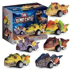 Dinozaurų formos automobilių rinkinys Dino Cars цена и информация | Игрушки для мальчиков | pigu.lt