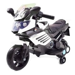 Elektrinis motociklas vaikams Power, baltas/juodas цена и информация | Электромобили для детей | pigu.lt