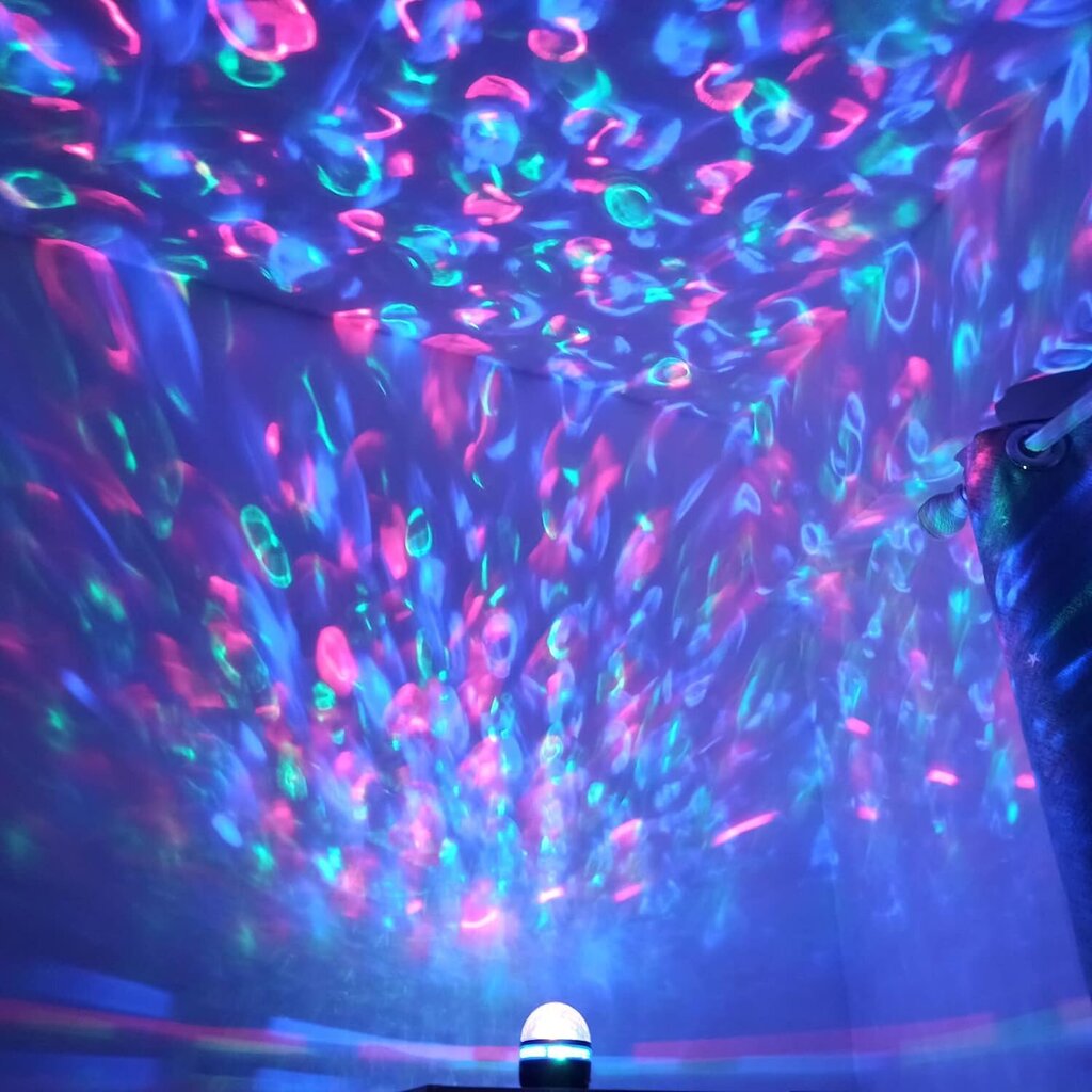 LED projektorius disko kamuoliukas ComeHome Q6 kaina ir informacija | Dekoracijos šventėms | pigu.lt