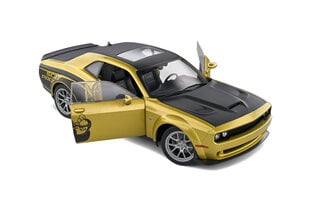 Dodge challenger r/t scat pack widebody 2020, auksinės spalvos 1:18 kaina ir informacija | Kolekciniai modeliukai | pigu.lt