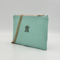 Женская сумка ручной работы Kristicija Leather Goods, мятного цвета цена и информация | Женская сумка Bugatti | pigu.lt