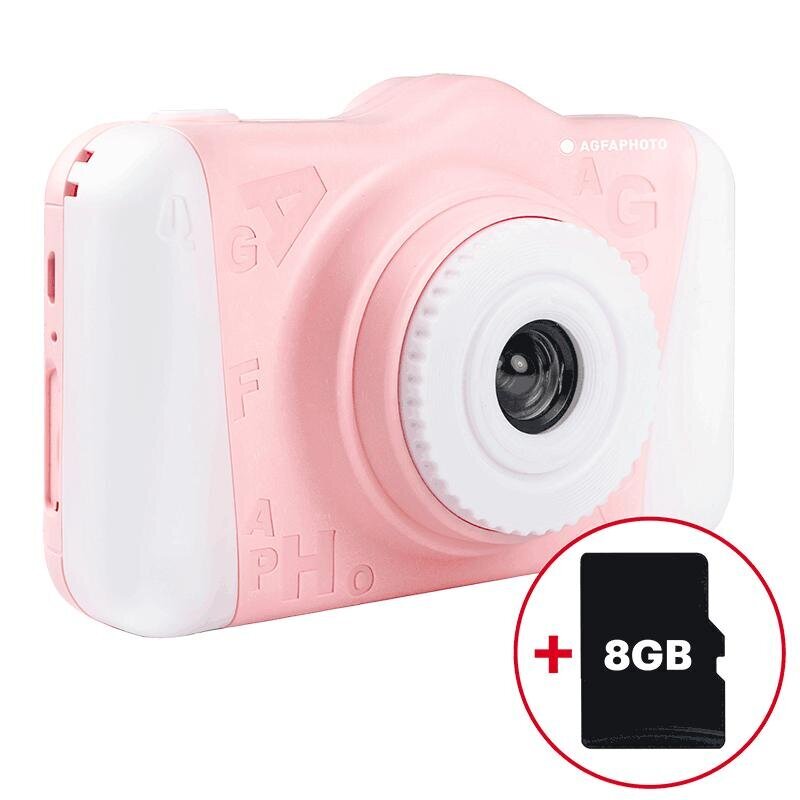 AgfaPhoto Realikids Cam 2 ARKC2PK-SD цена и информация | Skaitmeniniai fotoaparatai | pigu.lt