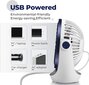 Stalo ventiliatorius, USB, 2.5W, mėlynas kaina ir informacija | Ventiliatoriai | pigu.lt