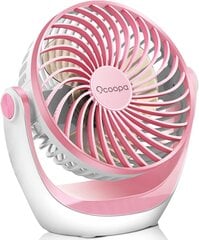 Настольный вентилятор OCOOPA USB, 2,5 Вт, розовый цена и информация | Вентиляторы | pigu.lt