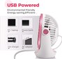 Stalo ventiliatorius, USB, 2.5W, rožinis цена и информация | Ventiliatoriai | pigu.lt