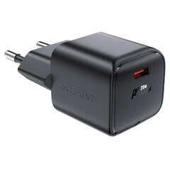 Acefast A73 Mini PD 20W GaN USB-C wall charger - black цена и информация | Зарядные устройства для телефонов | pigu.lt