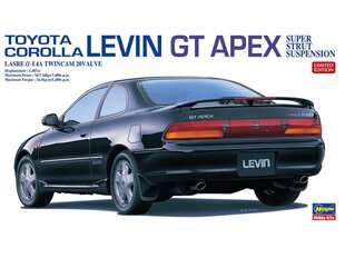 Конструктор Hasegawa - Toyota Corolla Levin GT Apex Super Strut Suspension, 1/24, 20667 цена и информация | Конструкторы и кубики | pigu.lt