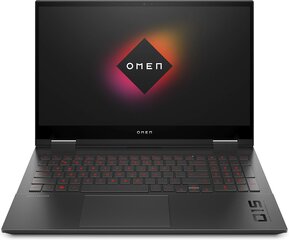 HP Omen 15-ek0277ng 15.6", Intel Core i7-10750H, 16GB, 512GB SSD, be OS, Juodas kaina ir informacija | Nešiojami kompiuteriai | pigu.lt