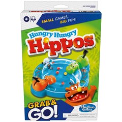 HUNGRY HUNGRY HIPPOS Дорожная версия Grab&Go цена и информация | Настольные игры, головоломки | pigu.lt